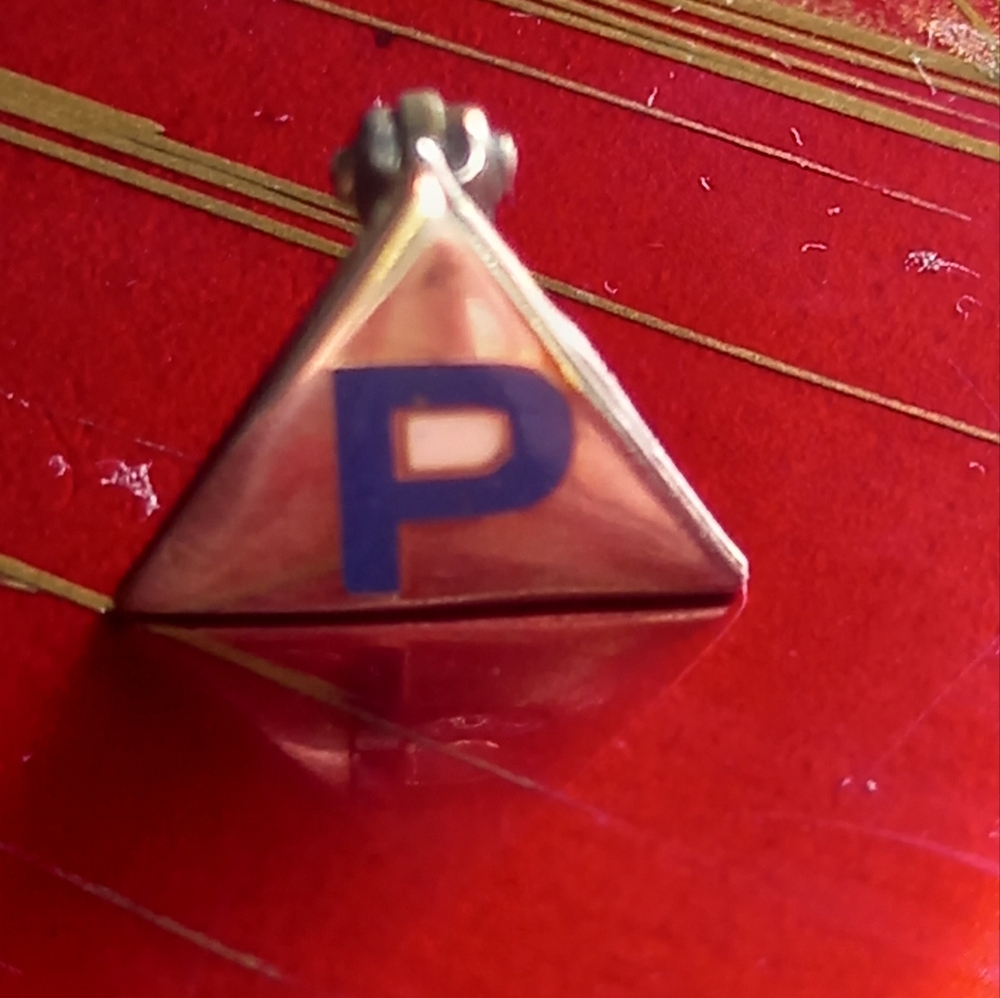 Birks Unisex Miniature Initial Letter P Pin